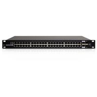 EdgeSwitch 48 Lite - Switch - Beheerd - 48 x 10/100/1000 + 2 x SFP + 2 x SFP+ - rack-uitvoering - zwart - thumbnail