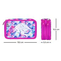 Baagl Luxe Etui - Pennenzak Unicorn 2-ritsen - thumbnail
