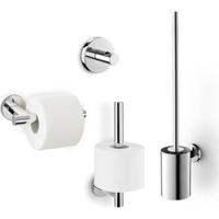 ZACK Scala toilet accessoireset 4-in-1 glans RVS - thumbnail