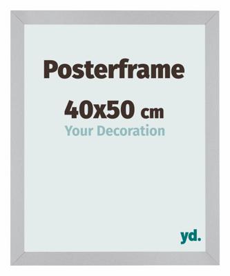 Posterlijst 40x50cm Zilver Mat MDF Parma Posterlijst 40x50cm Zilver Mat MDF Parma