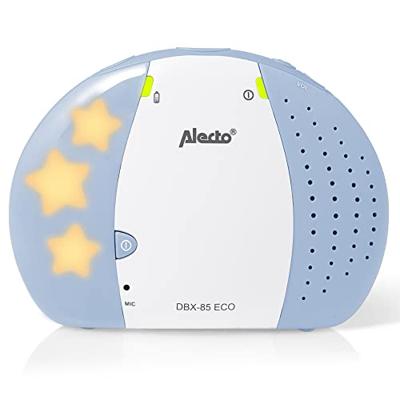 Alecto DBX-85 ECO Full Eco DECT babyfoon wit/blauw - DBX-85 ECO