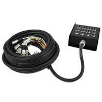 Devine SNC-15-8-4 Stagesnake XLR multikabel 8-weg 15 meter - thumbnail