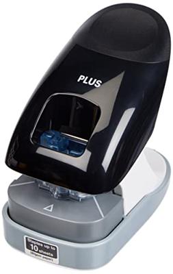 Plus nietloze nietmachine, tot 10 bladzijden, zwart