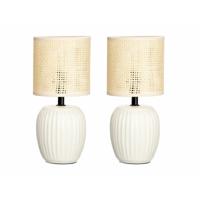 Bureaulamp Gift Decor Wit 60 W 2 Stuks - thumbnail