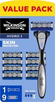 Wilkinson Wilkinson Hydro3 voordeelpak met Houder en 9 scheermesjes - thumbnail