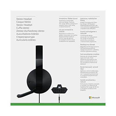 Microsoft S4V-00013 hoofdtelefoon/headset Hoofdband Zwart