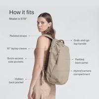 Urth Norite 24L Backpack + Camera Insert (beige) - thumbnail