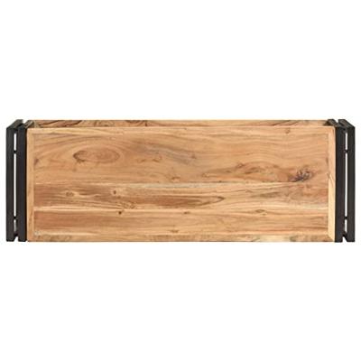 VidaXL Tv-meubel 90x30x40 cm massief acaciahout