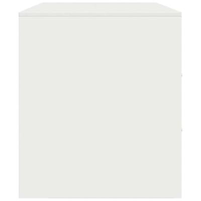 Tv-meubelen 2 st 67x39x44 cm staal wit