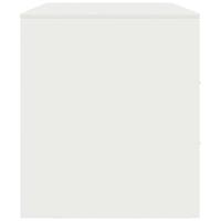 Tv-meubelen 2 st 67x39x44 cm staal wit - thumbnail