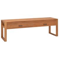 Tv-meubel 140x40x45 cm teakhout - thumbnail