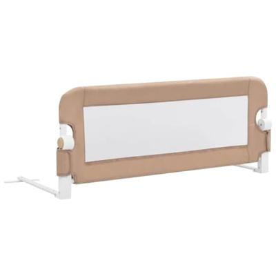 VidaXL Bedhekje peuter 102x42 cm polyester taupe