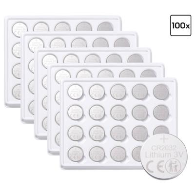 VOLTCRAFT Knoopcel CR2032 3 V 100 stuk(s) 220 mAh Lithium CR2032