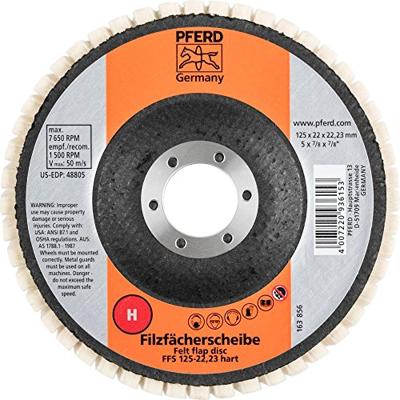 PFERD TOOLS 44371125 Polijstvilt Diameter 125 mm 5 stuk(s)