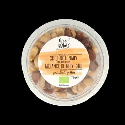 Nice & Nuts Chili notenmix met katjang pedis geroosterd bio 175 Gram