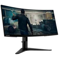 Lenovo G34w-10 86,4 cm (34 inch), 3440x1440, QHD, 144Hz, ontspiegeld) monitor (HDMI, DisplayPort, 4ms reactietijd, AMD Radeon FreeSync, in hoogte verstelbaar) zwart - thumbnail