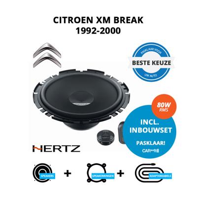 Beste speakers voor Citroen XM Break 1992-2000 - Voordeuren Beste speakers voor Citroen XM Break 1992-2000 - Voordeuren