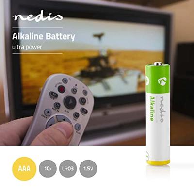 Alkaline batterij AAA | 1,5 V | 10 stuks | Blister