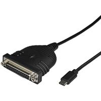StarTech. com USB C naar parallelle printerkabel - DB25 vrouwelijke poort voor IEEE1284-printers - Busaangedreven - printerkabeladapter - USB naar DB25 (ICUSBCPLLD25) - thumbnail