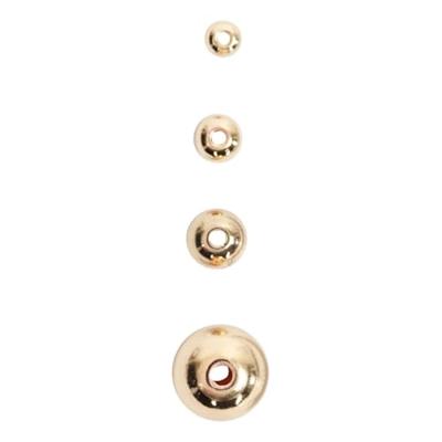 Creativ Company Waskralen, d 5 mm, gatgrootte 0,7 mm, goud, 100 stuk/ 1 doos