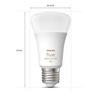 Philips Hue LED-lamp (4 stuks) 871951432840200 Energielabel: F (A - G) Hue White & Col. Amb. E27 Viererpack 4x570lm 60W E27 9 W Warmwit tot koudwit - thumbnail