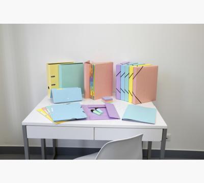 Exacompta Aquarel elastobox uit glanskarton, ft A4+, rug van 4 cm, met 3 kleppen, geassorteerde kleuren Exacompta Aquarel elastobox uit glanskarton, ft A4+, rug van 4 cm, met 3 kleppen, geassorteerde kleuren