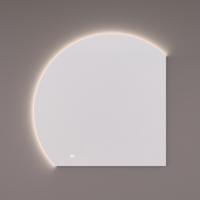 Spiegel Hipp Design SPV ML Rond Links 120x100 cm Met Verlichting Incl. Spiegelverwarming - thumbnail