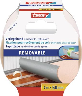 tesa REMOVABLE 55729-00017-11 Bevestigingstape Transparant (l x b) 5 m x 50 mm 1 stuk(s) tesa REMOVABLE 55729-00017-11 Bevestigingstape Transparant (l x b) 5 m x 50 mm 1 stuk(s)