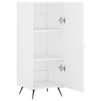 Dressoir 34,5x34x90 cm bewerkt hout wit - thumbnail