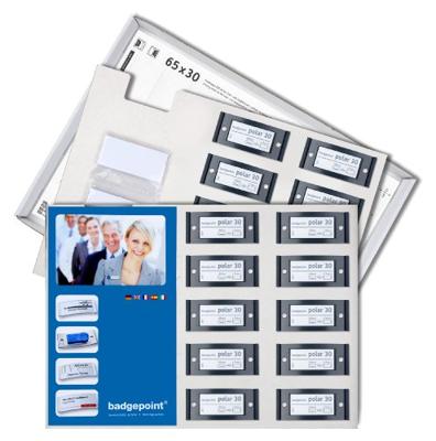 Avery-Zweckform POL30MA66-10DR Naamplaatje (b x h) 70 mm x 30 mm 10 stuk(s) - thumbnail