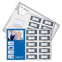 Avery-Zweckform POL30MA66-10DR Naamplaatje (b x h) 70 mm x 30 mm 10 stuk(s) - thumbnail