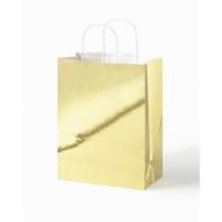 Cadeautas Folia goud kraft 24x31x12cm 20 stuks - thumbnail