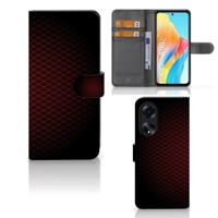 OPPO A98 5G | Telefoon Hoesje | Geruit Rood - thumbnail