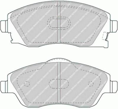 Remblokken set FDB1424 Remblokken set FDB1424