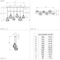 Eglo Eettafellamp hanglampCarlton 1 - 43846 - thumbnail