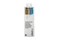 Cricut Joy Medium Point Markers Stiftset Goud, Zilver, Blauw - thumbnail
