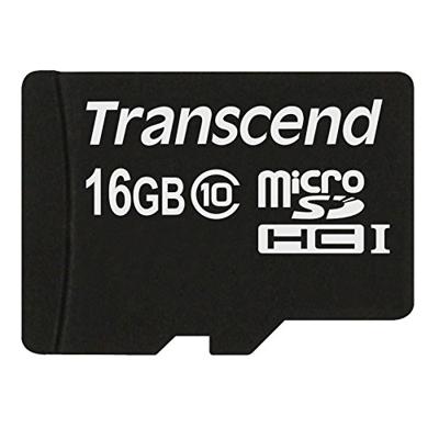 Transcend Premium microSDHC-kaart Industrial 16 GB Class 10, UHS-I Incl. SD-adapter - thumbnail