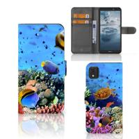 Nokia C2 2nd Edition | Telefoonhoesje | Met pasjeshouder | Vissen - thumbnail