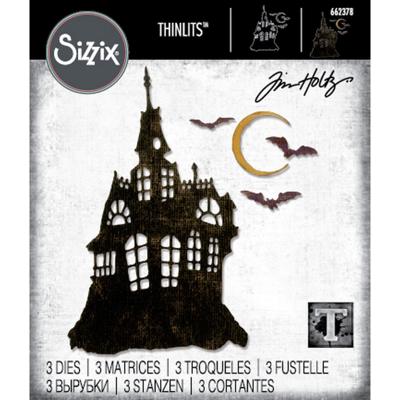Sizzix • die set 3pcs haunted house by tim holtz