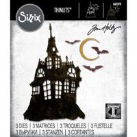 Sizzix • die set 3pcs haunted house by tim holtz - thumbnail
