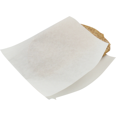 Zak | Shoarma/grill zakje | Ersatzpapier | 15x15cm | wit | 2000 stuks