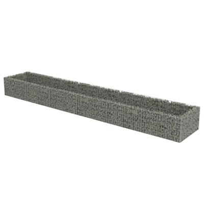 Gabion plantenbak verhoogd 540x90x50 cm gegalvaniseerd staal