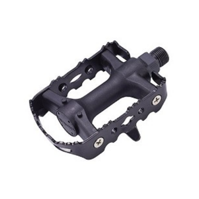 Pedaalset Marwi SP-931S kunststof met stalen frame - zwart (blisterverpakking)