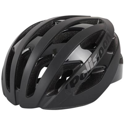 Polisport light pro fietshelm l 58-62cm mat zwart/zwart