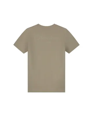 Malelions Junior Ribbed Script Shirt Kids Groen - Maat 140 - Kleur: Groen | Soccerfanshop