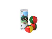 Jongleerballen groot 3 in koker - thumbnail