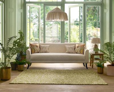 Sanderson - Buitenkleed Truffle Olive 446007 - Vloerkleed