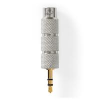 Stereo-Audioadapter | 3,5 mm Male | 6,35 mm Female | Verguld | Recht | Metaal | Goud/Metaal | 1 st. | Cover Window Box - thumbnail