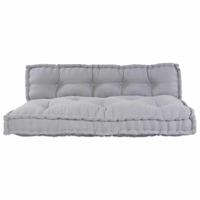 Pallet Sofa Kussen 2 pcs Grijs Stof - thumbnail