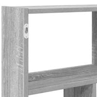 Wandschap kubus 12 vakken bewerkt hout grijs sonoma eikenkleur - thumbnail